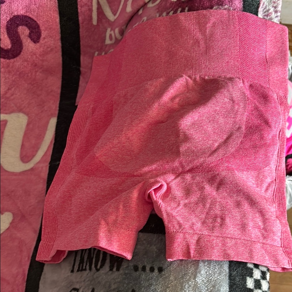 Pink Seamless Shorts